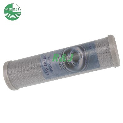 Activated carbon block water filter cartridge with high quality, cto water filter cartridge