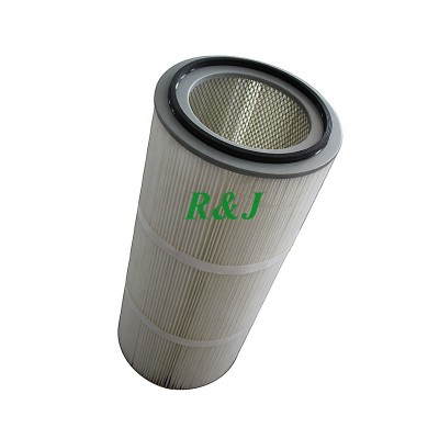 Polyester / PE  material Air Filter Cartridge for Industry Filtering Dust